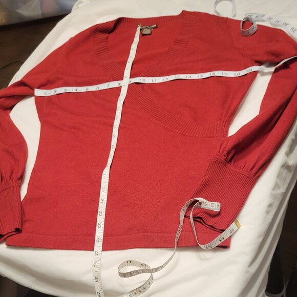 Elliott Lauren Sweater Deep V-Neck Silk Cashmere Blend Quiet Luxury - Picture 12 of 16